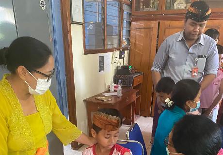 Kegiatan Imunisasi DT dan Td dari Puskesmas Denpasar Barat tahun 2023
